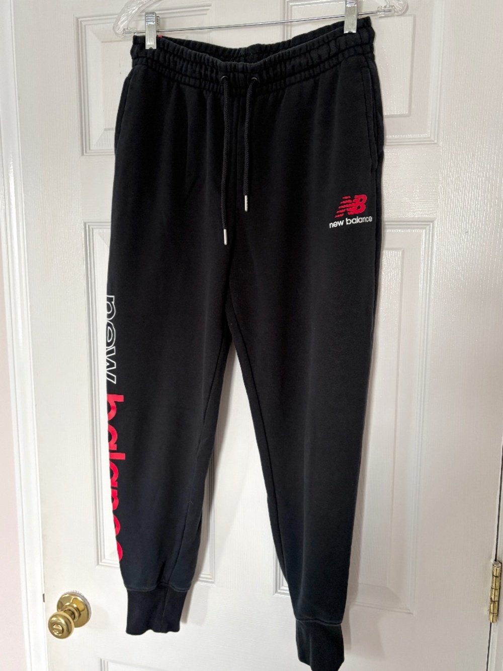 New Balance Joggers Sweatpants Black Size Small